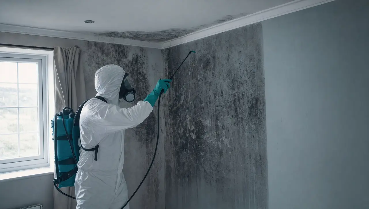 Mould Removal specialists at work across the North East